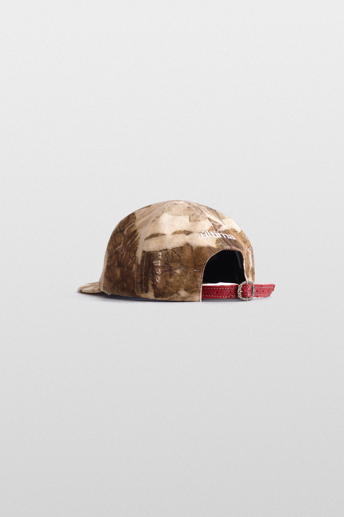Boné Cardapê Camo Folha Tingimento Natural