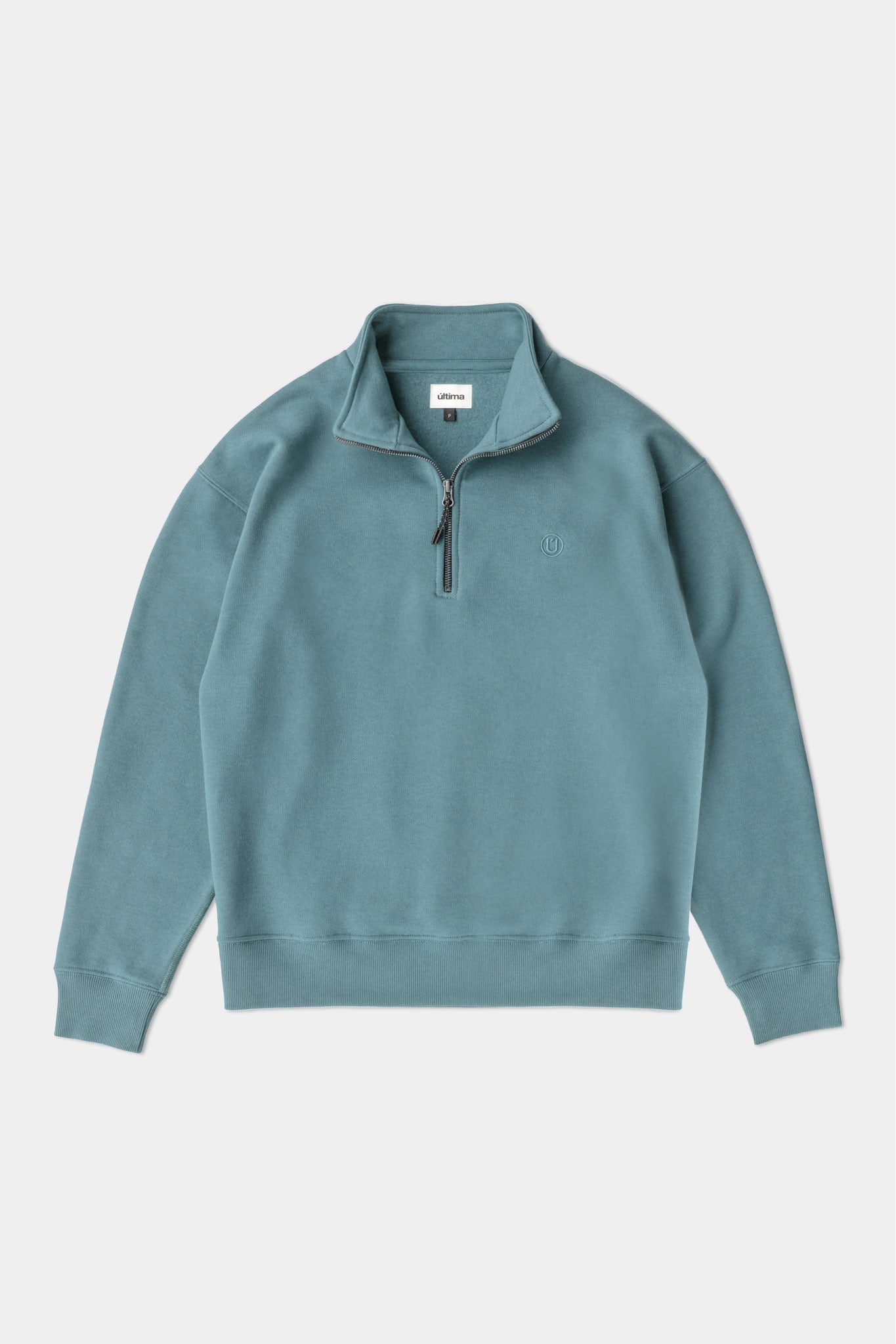 Moletom Última Baden Half Zip Água