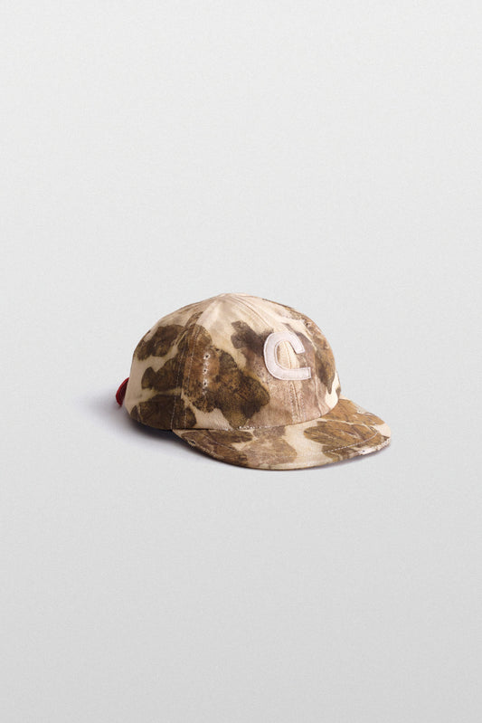 Boné Cardapê Camo Folha Tingimento Natural