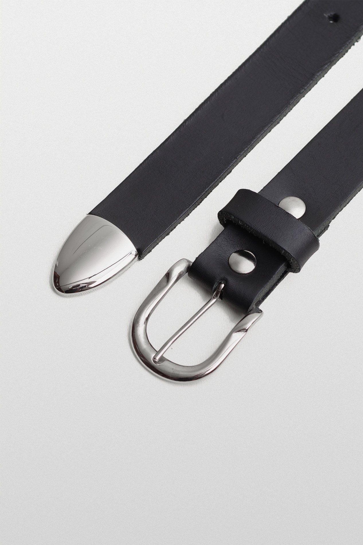 Cinto Rivets Couro